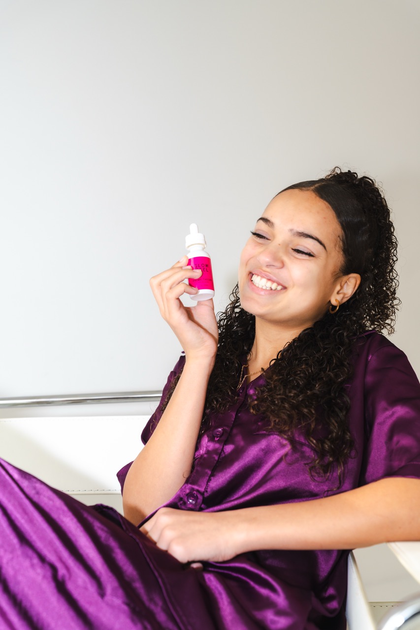 Glow Peel product photography