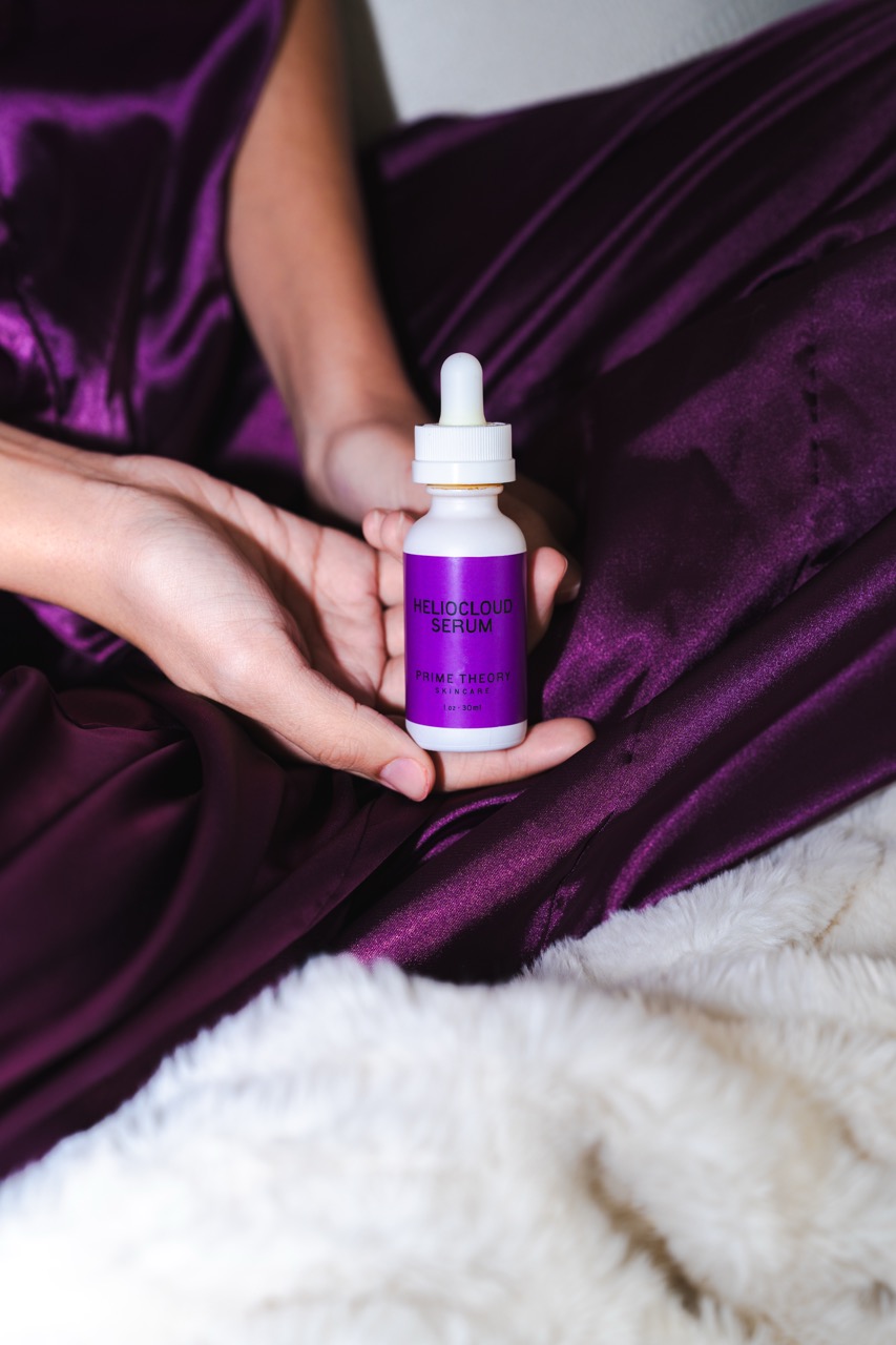 Heliocloud Serum product photography