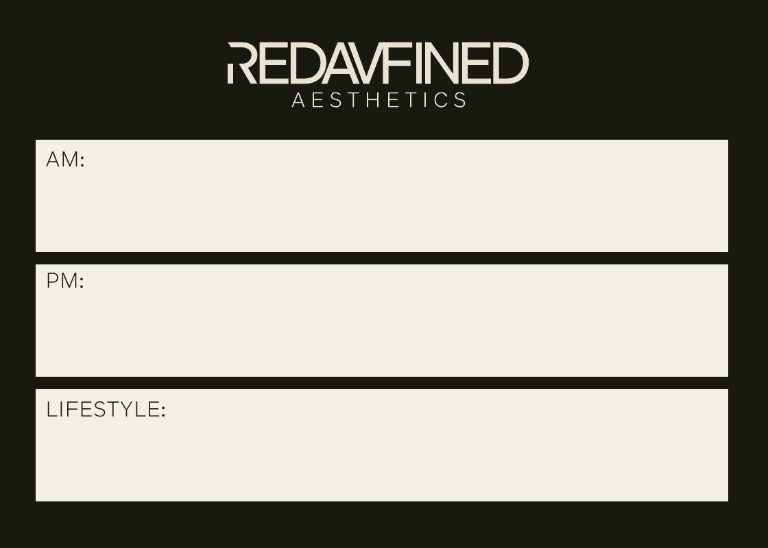 Redavfined RX routine card front