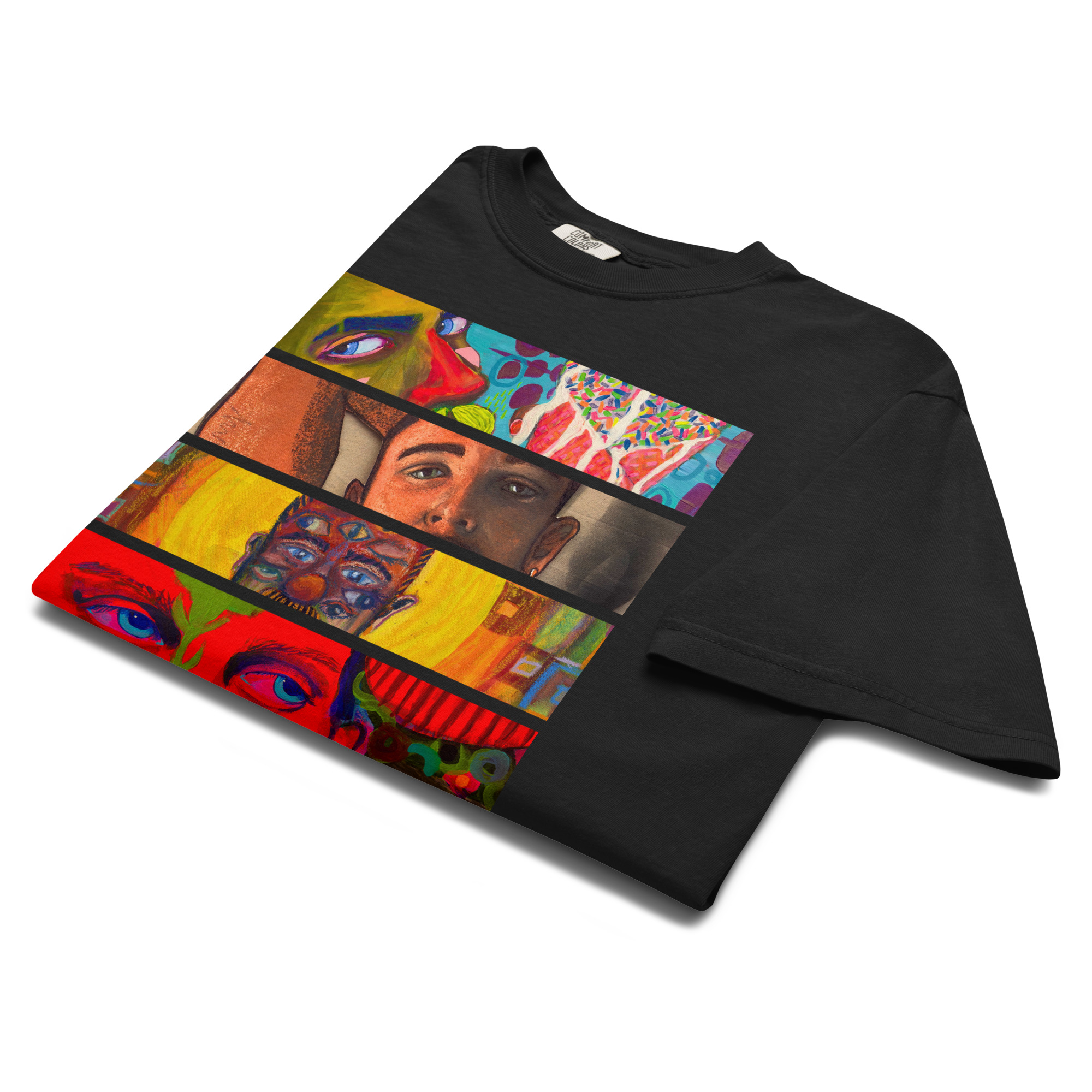 Eyes Art T Shirt - MKD ART - Comfort Colors Shirt - Image 5