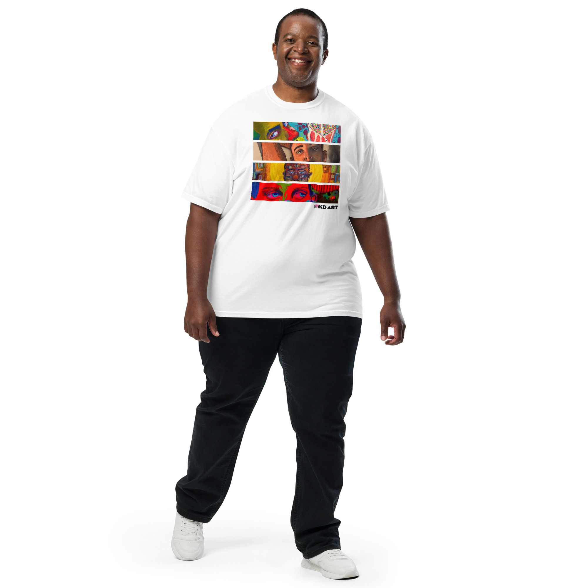 Eyes Art T Shirt - MKD ART - Comfort Colors Shirt - Image 9
